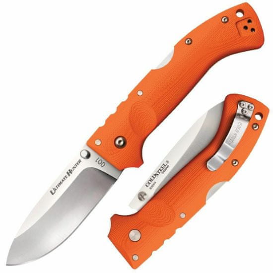 Cold Steel 30URY Ultimate Hunter Orange zsebvadászkés 8,9 cm, narancs, G10