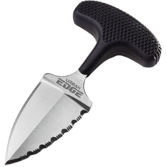 Cold Steel 43XLS Urban Edge 50/50 Edge tolóerő tőr 6,4 cm, fekete, Kray-Ex, Secure-Ex tok