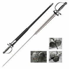 Cold Steel 88CLMS Colichemarde kard kard 82,2 cm, acél, bőr hüvely
