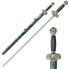 Cold Steel 88RLG Jade Lion Gim Sword 76,2 cm, zöld, fa, fa és Paradise bőr hüvely