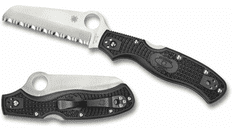 Spyderco C14SBK3 Rescue 3 mentő zsebkés 9,3 cm, fekete, FRN