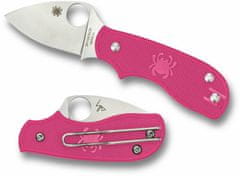 Spyderco C154PPN Squeak Pink Heals zsebkés 5 cm, rózsaszín, FRN