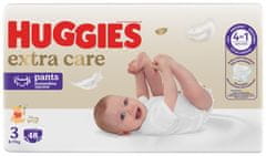 Huggies HUGGIES Eldobható pelenkázó nadrág 3 Extra Care nadrág (6-11kg) 48 db