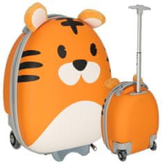 MG Children Travel gyermek bőrönd 40 x 28cm, tiger