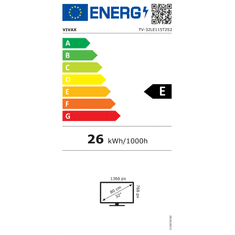 Vivax 32" 32LE115T2S2 HD TV (32LE115T2S2)