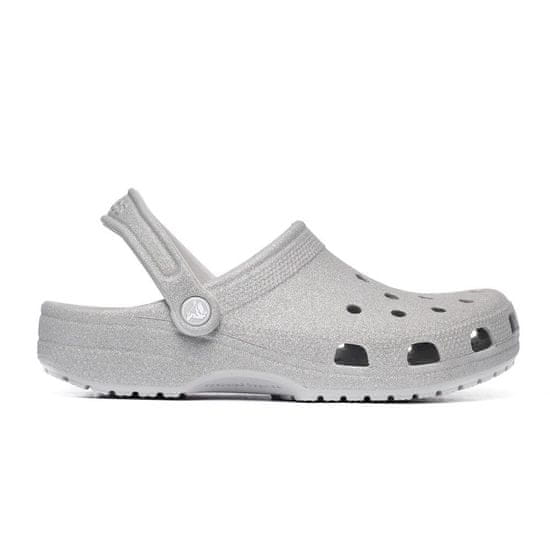 Crocs Klumpa szürke Classic Glitter Clog