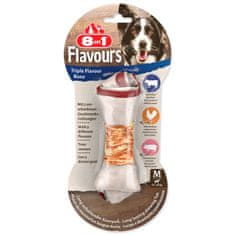 8in1 Treats Triple Flavour Bone Chew M