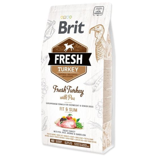 Brit Friss pulyka borsóval Light Fit & Slim 2,5kg