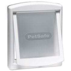 PetSafe műanyag ajtó átlátszó ajtószárnnyal fehér, kivágás 28,1x23,7cm