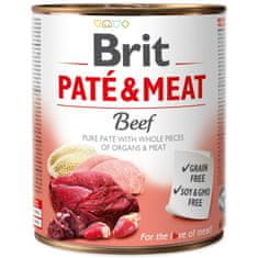 Brit Paté & Meat marhahús konzerv 800g
