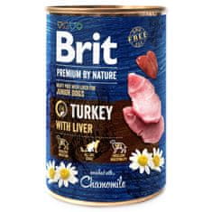 Brit Premium by Nature pulykakonzerv májjal 400g