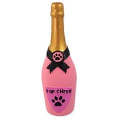 Dog Fantasy Játékkutya Fantasy Latex pezsgősüveg hanggal rózsaszín 16,5cm