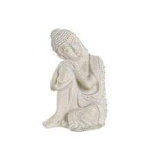 NEW DKD Home Decor Szürke Buddha gyanta dekoratív figura (17 x 17 x 26 cm)