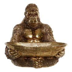 NEW DKD Home Decor Gyanta Gorilla figura (33 x 28 x 33 cm)