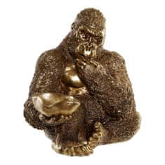 NEW DKD Home Decor Gyanta Gorilla figura (28 x 27 x 29 cm)