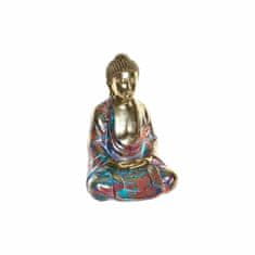 NEW DKD Lakberendezés Dekoratív figura 22 x 17,5 x 32 cm Arany Buddha Színes Keleti