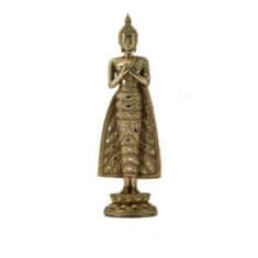 NEW DKD Home Decor Golden Buda gyanta dekoratív figura (19,5 x 18,5 x 19 cm)