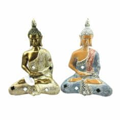 NEW DKD Home Decor Buda gyanta dekoratív figura (18,2 x 11 x 27 cm) (2 db)