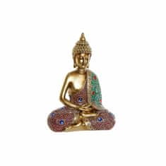 NEW DKD Lakberendezés Dekoratív figura 20 x 10 x 28 cm Arany Buddha Színes Keleties