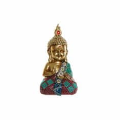 NEW DKD Home Decor Golden Buda gyanta dekoratív figura (14 x 12 x 26 cm)