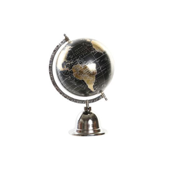 NEW Globe DKD Lakberendezés Ezüst Fekete Arany Alumínium PVC (23 x 20 x 33 cm)