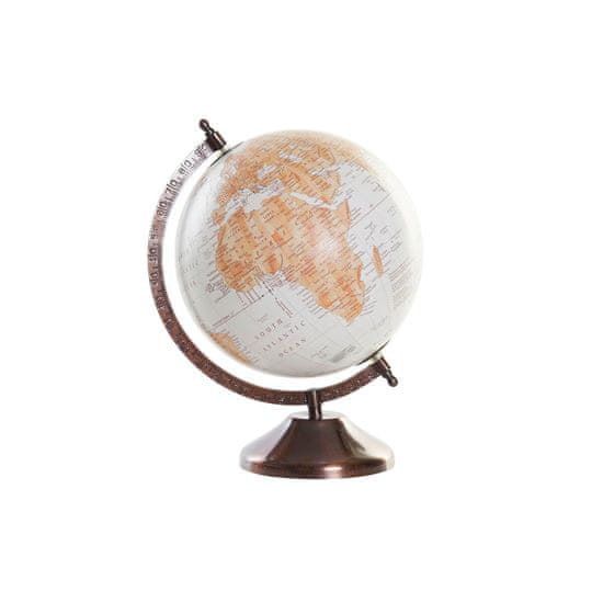 NEW Globe DKD Home Decor Bézs Barna Alumínium PVC (23 x 20 x 33 cm)