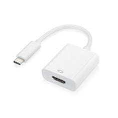 MG adapter USB-C / HDMI 4K 0.25m, fehér