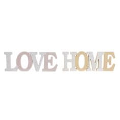 NEW DKD Home Decor Love MDF alumínium (35 x 2 x 13 cm) (2 db)