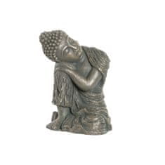 NEW DKD Home Decor Edzett üveg arany Buddha sötét szürke dekoratív figura (26 x 25 x 37 cm)