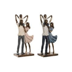 NEW DKD Home Decor Gyanta színes modern családi figura (14 x 8,5 x 29,5 cm) (2 db)