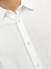 Jack&Jones Férfi ing JJESUMMER Comfort Fit 12248383 White (Méret XXL)