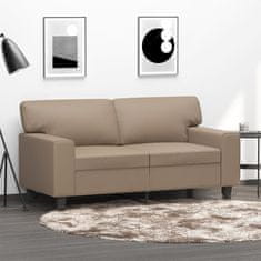 Vidaxl 2 személyes cappuccino színű műbőr kanapé 120 cm 359416