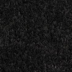 Vidaxl 2 db fekete rojtos kókuszrost lábtörlő 40 x 60 cm 155571