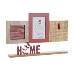 NEW DKD Home Decor Home Fotókeret Les Kristal natúr fa MDF (42 x 5 x 27 cm)