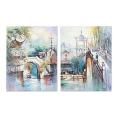 NEW DKD Home Decor Village 90 x 3 x 120 cm Hagyományos (2 db)