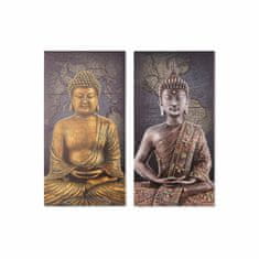 NEW DKD Home Decor Buddha Keleti (40 x 1,8 x 80 cm) (2 db)