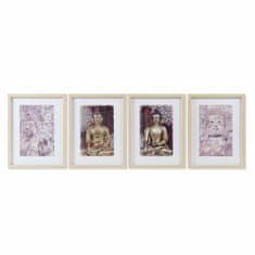 NEW DKD Home Decor Buddha keleti (35 x 2 x 45 cm) (4 db)