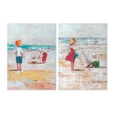 NEW DKD Lakberendezés Beach Kids (50 x 2,5 x 70 cm) (2 db)