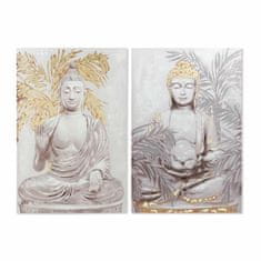 NEW DKD Lakberendezés Buddha 80 x 3 x 120 cm Keleti (2 db)