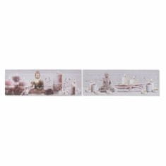 NEW DKD Home Decor Buddha keleti festmény (2 db) (90 x 2 x 30 cm)