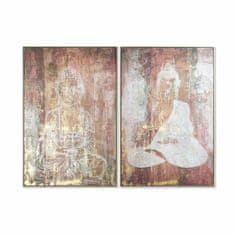 NEW DKD Home Decor Buddha Keleti (83 x 4,5 x 122,5 cm) (2 db)