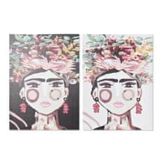 NEW DKD Lakberendezés Frida Absztrakt (50 x 1,8 x 70 cm) (50 x 2,3 x 70 cm) (2 db) (12 db)