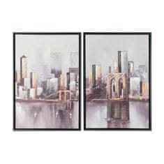 NEW DKD Home Decor New York (43 x 3,5 x 63 cm) (2 db)