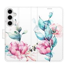 iSaprio Beautiful Flower flip tok Samsung Galaxy S24+