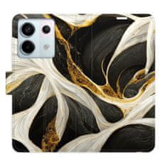 iSaprio BlackGold Marble flip tok Xiaomi Redmi Note 13 Pro 5G / Poco X6 5G