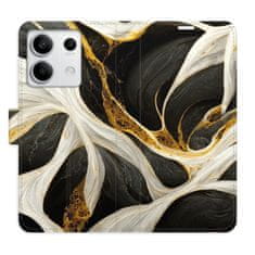 iSaprio BlackGold Marble flip tok Xiaomi Redmi Note 13 5G