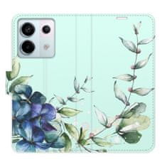 iSaprio Blue Flowers flip tok Xiaomi Redmi Note 13 Pro+ 5G