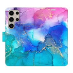 iSaprio BluePink Paint flip tok Samsung Galaxy S24 Ultra