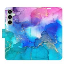 iSaprio BluePink Paint flip tok Samsung Galaxy S23 FE