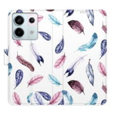 iSaprio Colorful Feathers flip tok Xiaomi Redmi Note 13 Pro 5G / Poco X6 5G